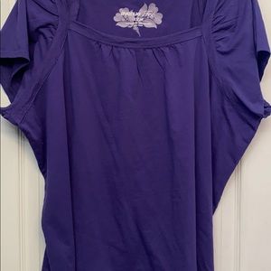 Purple Short Sleeve Top